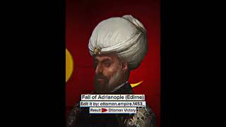 Fall of Adrianople history ottomans edit ottoman ottomanempire europe [upl. by Iaverne]