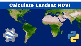 Google Earth Engine Tutorial  How to Calculate Landsat NDVI using Earth Engine Python API [upl. by Llewkcor]