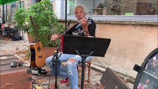 Le violon bleu celtique en solo à ST Pierreville ardèche [upl. by Nnyleve]