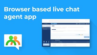 Web live chat agent app and its features [upl. by Balduin917]