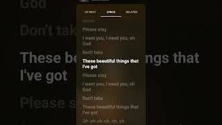 Beutiful things at of god lyrics [upl. by Sidnak]