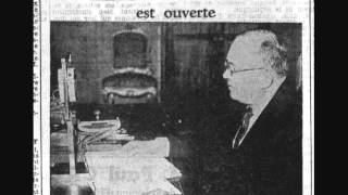 Vincent Auriol Ministre des Finances du Front Populaire  Juillet 1936 [upl. by Draillih]