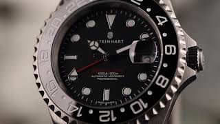 Ocean One GMT BLACK Ceramic  Steinhart Watches [upl. by Evadne]