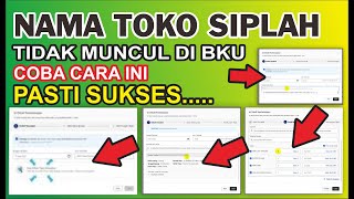 Nama Toko siplah Tidak muncul di pencarian BKU  coba cara ini dijamin 100 sukses [upl. by Ycart845]