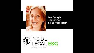 Inside Legal ESG  Sara Carnegie  Partner  Addleshaw Goddard [upl. by Muhcon]