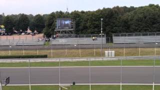 The view from Grandstand 21D near Parabolica at Monza 2014 Italian Formula 1 Grand Prix IMG 2803 [upl. by Hairahcaz]