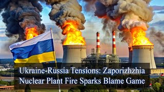 UkraineRussia Tensions Zaporizhzhia Nuclear Plant Fire Sparks Blame Game  ZINFO NEWS [upl. by Neelyahs375]