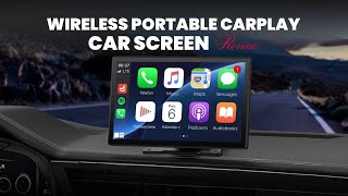 Moeckearla 9 Wireless CarPlay Screen Review 4K Dash Cam amp 1080P Backup Camera [upl. by Rivard]