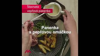 Videorecept Vepřová panenka s pepřovou omáčkou [upl. by Anelrac]