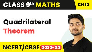 Quadrilateral Theorem Sum of interior angles of a quadrilateral  Class 9 Maths [upl. by Violet617]