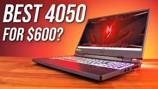 Fastest RTX 4050 Gaming Laptop for 600 Acer Nitro 5 Review [upl. by Eilesor]