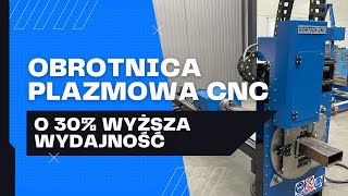 Obrotnica plazmowa WEMTECH CNC  Wyplarka do rur wypalanie rury okrągłej [upl. by Dorina]