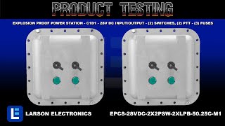 Explosion Proof Power Station  C1D1  28V DC InputOutput  2 Switches 2 PTT  3 Fuses [upl. by Rases547]