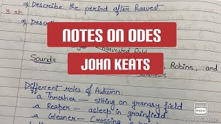 Ode to Autumn Ode On Melancholy Ode on IndolenceJohn KeatsNet ampSet Exam [upl. by Scurlock]