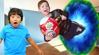 I Mailed Myself to Ryan ToysReview Through A Portal for Giant White Egg and it worked Skit [upl. by Naibaf888]