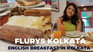 Flurys Kolkata  English Breakfast in Kolkata [upl. by Airdnalahs]