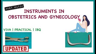 Obstetrics and gynaecology instruments  VIVA  NEET PG [upl. by Rehm]