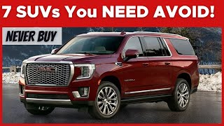 Why You Should Avoid These 7 SUVs Right Now  One Simple Reason [upl. by Allerim]