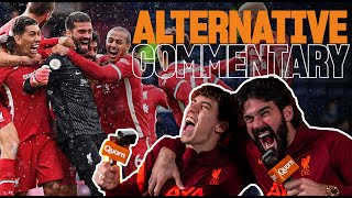 ALISSON BECKER  Kostas amp Alisson relive incredible header  Alternative Commentary [upl. by Yraccaz]