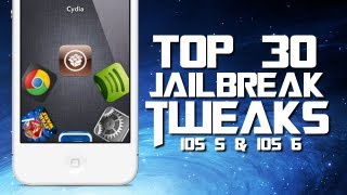 Top 30 Best Cydia Apps amp Tweaks For iPhone iPod Touch amp iPad iOS 5 And iOS 6 [upl. by Eaneg]