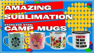 How To Sublimate a Camp Mug in an Oven AND with a Mug Press  StepbyStep [upl. by Annadiane]