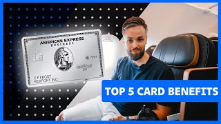 American Express Platinum Business My Top 5 Travel Benefits [upl. by Annayi483]