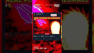 Real power of Uzumaki shorts naruto kakashisensei narutoshippuden viralvideo [upl. by Abigale]