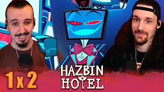 HAZBIN HOTEL 1x2 REACTION quotRadio Killed the Video Starquot [upl. by Tolkan]