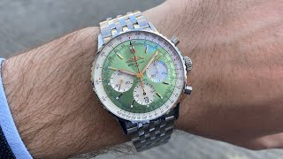 Breitling Navitimer B01 Chronograph 41 Mint Green [upl. by Diaz]