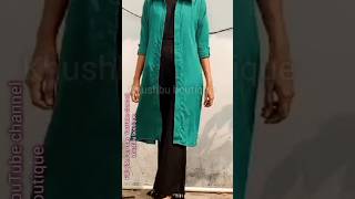 Beautiful long shrug cutting amp stitching khushbuboutique new fashiondesign sewingtips ytshorts [upl. by Nitsyrc]