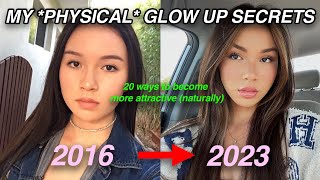 20 ways to PHYSICALLY GLOW UP my beauty secrets exposed [upl. by Aihsercal]