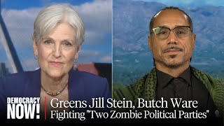 Green Pres amp VP Candidates Jill Stein Butch Ware on Gaza amp Fighting quotTwo Zombie Political Partiesquot [upl. by Alyce]