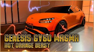 Genesis GV60 Magma Concept HighPerformance Electric SUV [upl. by Jabin]