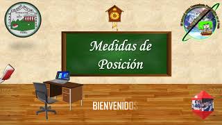 LAS MEDIDAS DE POSICION PERCENTILES DECILES Y CUARTILES [upl. by Yhtamit813]