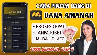 Cara Pinjam uang di Dana Amanah 2024  Cara Daftar Dana Amanah 2024 [upl. by Retnyw]