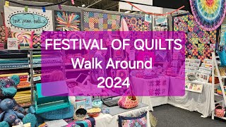 FESTIVAL OF QUILTS 2024  Tour of the stall [upl. by Pellikka]