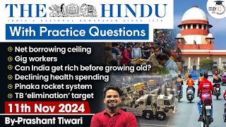 The Hindu Newspaper Analysis  11 Nov 2024  Current Affairs Today  Daily Current Affairs  StudyIQ [upl. by Leamsi541]