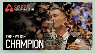 EMOTIONAL WILSON WINS TITLE  Cazoo World Championship 2024 😭 [upl. by Tami366]