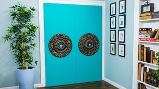 DIY Faux Palace Doors  Home amp Family [upl. by Ear552]