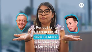 ¡ORO BLANCO ¿Por qué tanto alboroto por el Litio la reforma a la Ley Minera [upl. by Ademordna]