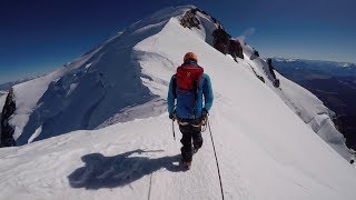 Mont Blanc HikeampFly  Paragliding from the top of the Alps [upl. by Ellecrad]