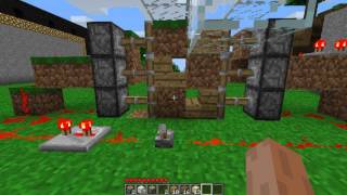 Minecraft Come creare Porte Scorrevoli [upl. by Westfahl]