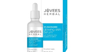 Jovees herbal glowing skin serum review best serum for glowing skin [upl. by Nonnac732]