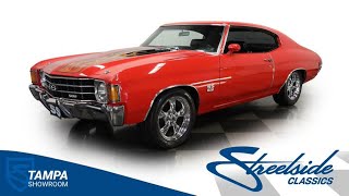 1972 Chevrolet Chevelle SS Tribute 502 Restomod 4847TPA for sale  Charlotte Atlanta Dallas [upl. by Legge]