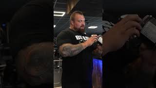 Eddie Hall Pre Workout Breakdown [upl. by Ger]