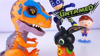 Fingerlings UNTAMED 🦖 Il Dinosauro TRex interattivo e super colorato ci insegna nuove cose [upl. by Nauqahs342]