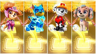 PAW Patrol  The Mighty Movie Ryder 🐶 Rubble 🐶 Skye 🐶 Chase 🐶 Marshall 🐶 Zuma ☄️ Tiles Hop EDM Rush [upl. by Eelydnarb]