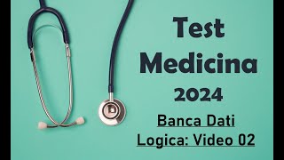 Test Medicina 2024 Analisi Banca Dati Logica 02  Bilance e Ruote Dentate [upl. by Emmit]