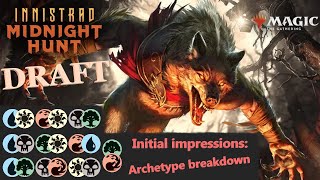 Innistrad Midnight Hunt  Draft Archetype Breakdown first impressions [upl. by Lucien271]