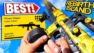 the 1 COOPER CARBINE CLASS got BUFFED in WARZONE 🔥 BEST CLASS SETUPLOADOUT REBIRTH ISLAND [upl. by Ahsinev240]